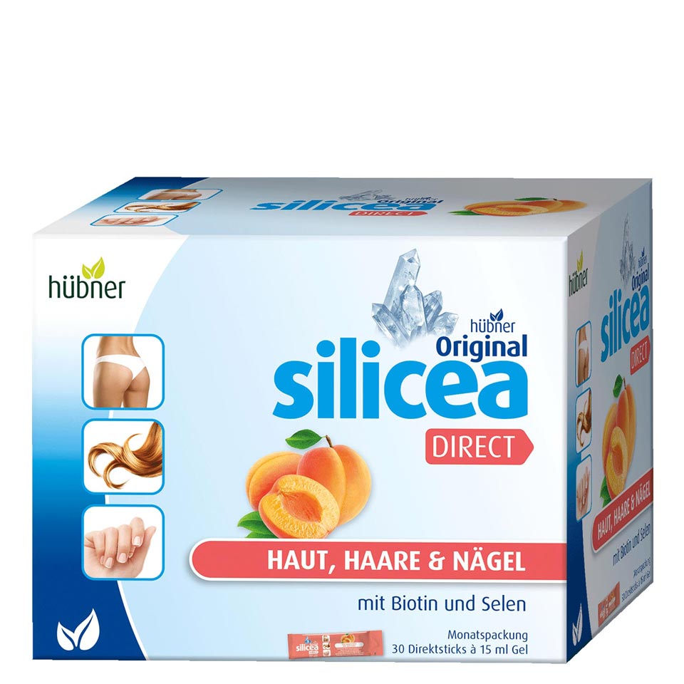 Hübner silicea® DIRECT Aprikose mit Biotin und Selen