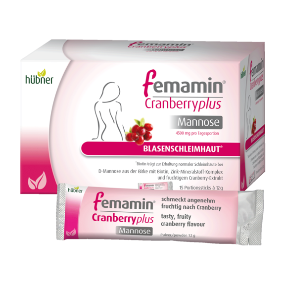 Hübner femamin<sup>®</sup> Cranberry plus Mannose
