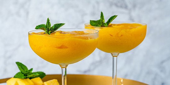 Hübner Rezept Cocktail Schärfe trifft auf Mango